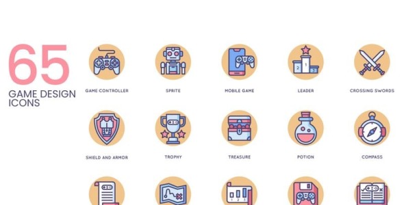 Набор иконок на тему графика