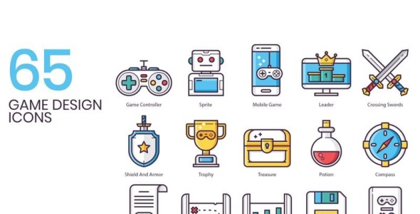 Набор иконок на тему графика