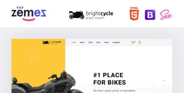 шаблон сайта магазина мотоциклов