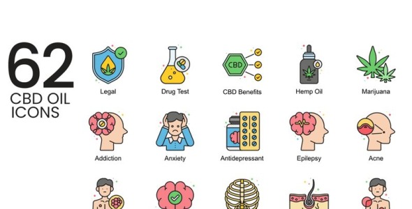 Набор иконок на тему графика