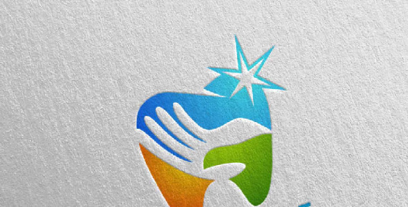 Шаблон логотипа на тему графика