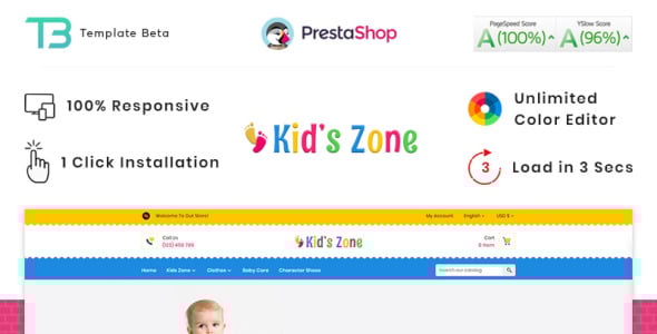 детская зона магазин игрушек тема prestashop