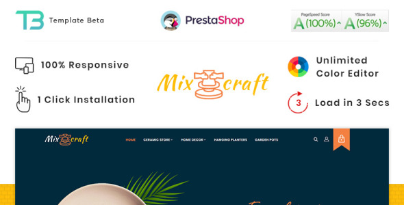 керамическая отзывчивая тема prestashop