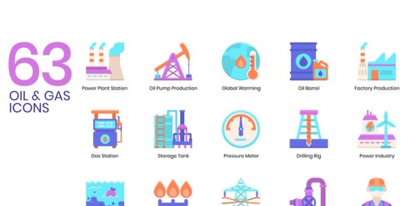 Набор иконок на тему графика