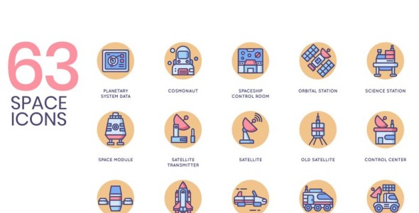 Набор иконок на тему графика