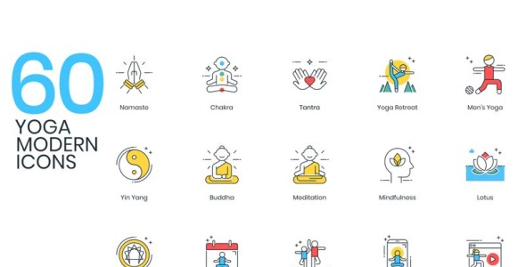 Набор иконок на тему графика