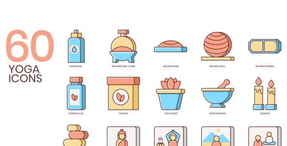 Набор иконок на тему графика