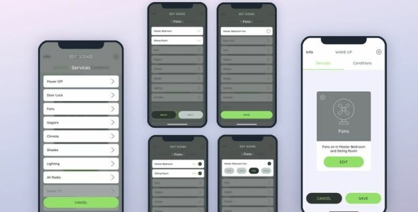 UI элементы на тему графика