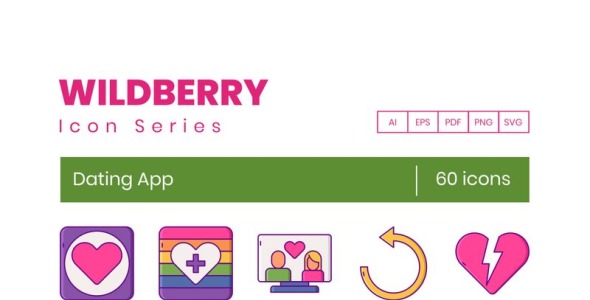 Набор иконок на тему графика