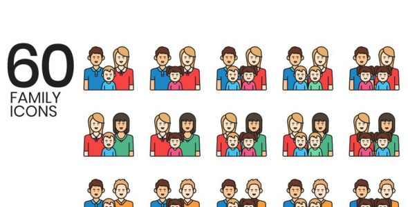 Набор иконок на тему графика