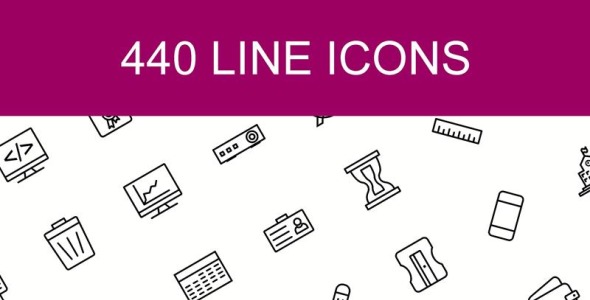 Набор иконок на тему графика