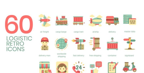 Набор иконок на тему графика