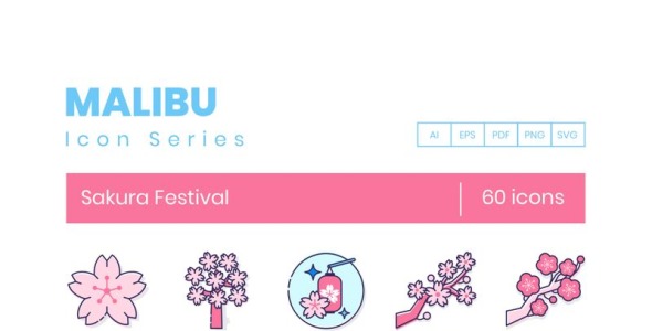 Набор иконок на тему графика