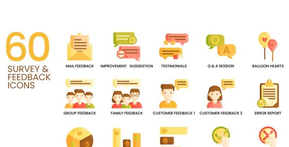 Набор иконок на тему графика