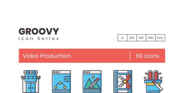 Набор иконок на тему графика