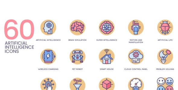 Набор иконок на тему графика