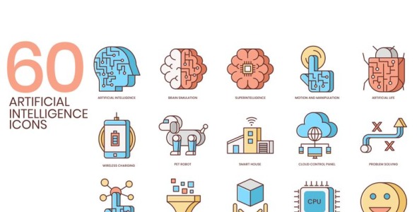 Набор иконок на тему графика