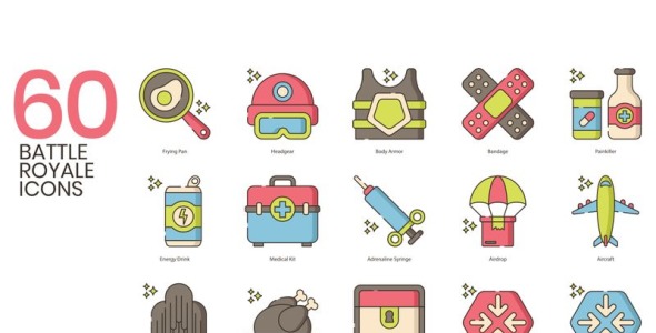 Набор иконок на тему графика