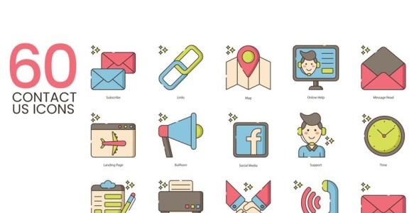 Набор иконок на тему графика