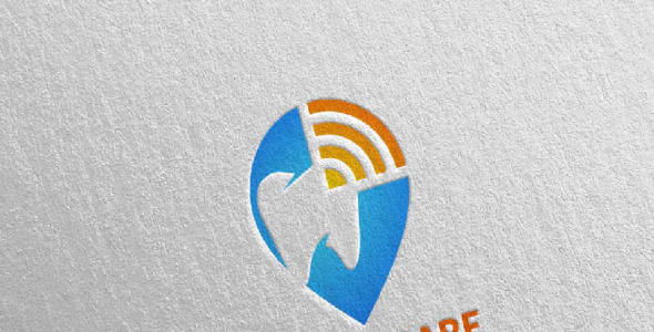 Шаблон логотипа на тему графика