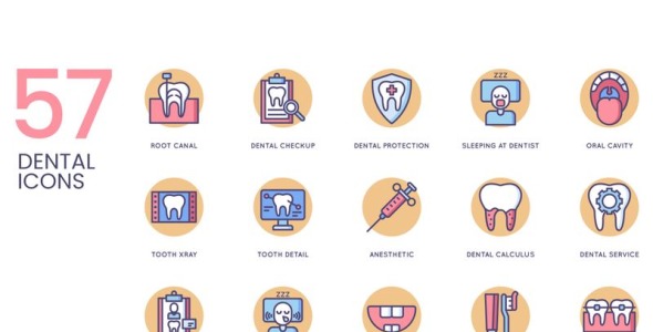 Набор иконок на тему графика