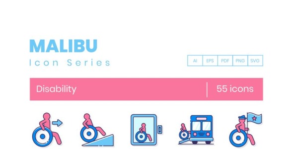 Набор иконок на тему графика