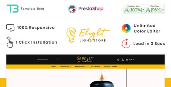 LED Lighting Store PrestaShop Theme