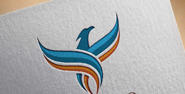 Шаблон логотипа на тему графика