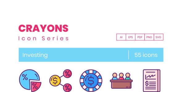 Набор иконок на тему графика