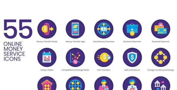 Набор иконок на тему графика