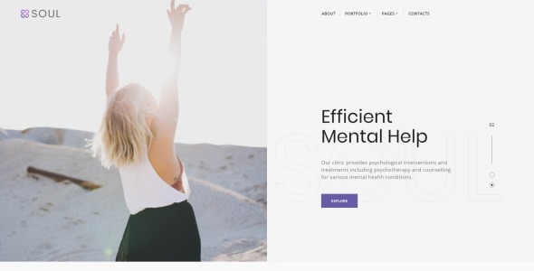 поддерживающее консультирование многостраничный html шаблон веб сайта