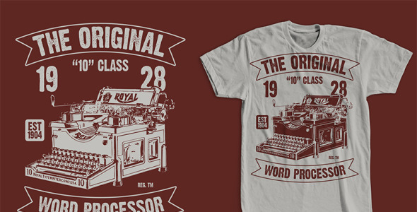 T-shirt Design на тему графика