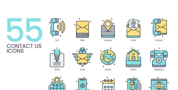 Набор иконок на тему графика