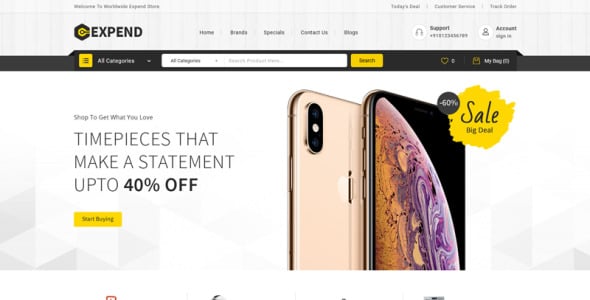 универсальный шаблон opencart