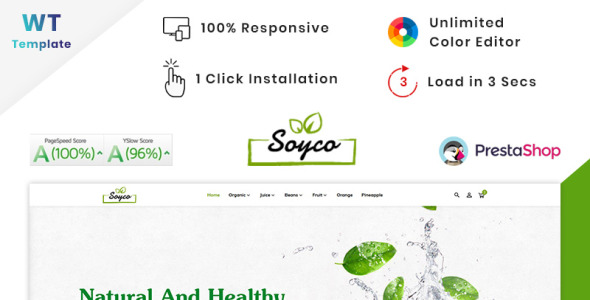 soyco organic super mall prestashop theme