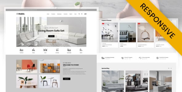 современный мебельный магазин opencart шаблон