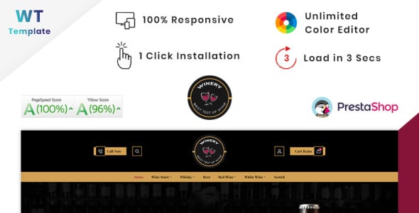 франция винодельня вино prestashop тема
