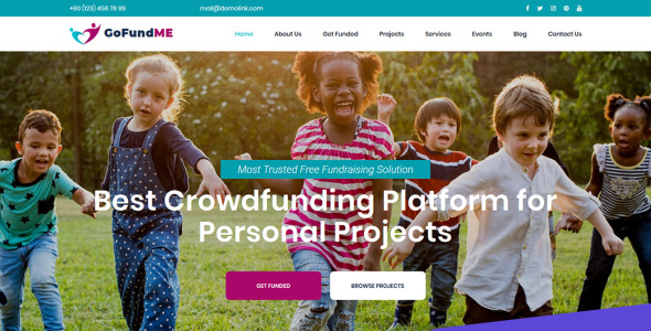 краудфандинг moto cms 3 шаблон