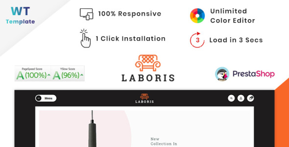 Modern Furniture Store PrestaShop Theme