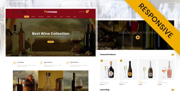 Wine Store OpenCart Template