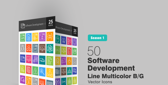 Набор иконок на тему графика