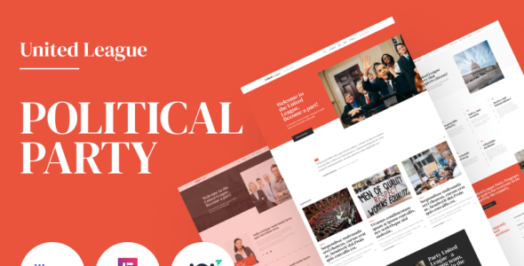 твердый и надежный шаблон политической кампании wordpress тема