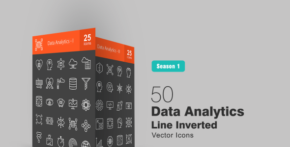 Набор иконок на тему графика