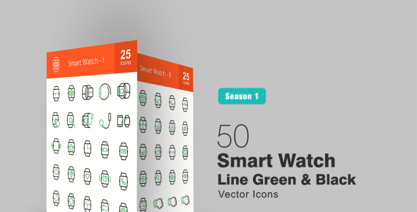 Набор иконок на тему графика