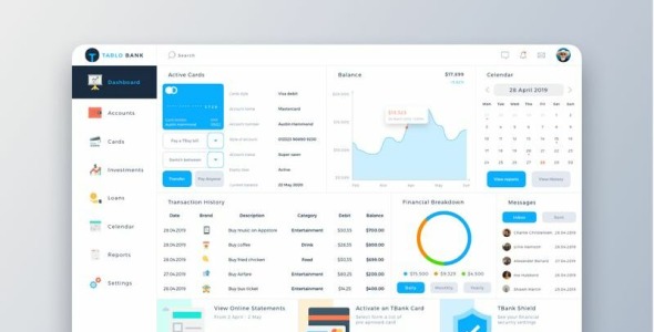 UI элементы на тему графика