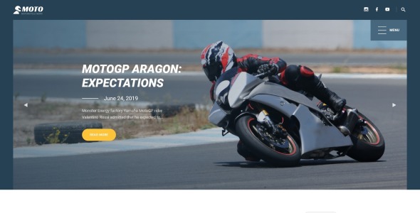 мотоцикл спорт шаблон веб-сайта