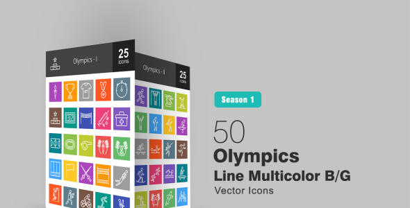 Набор иконок на тему графика