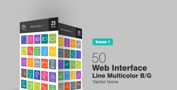 Набор иконок на тему графика