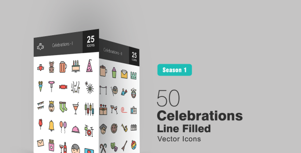 Набор иконок на тему графика