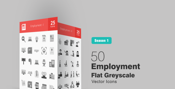 Набор иконок на тему графика